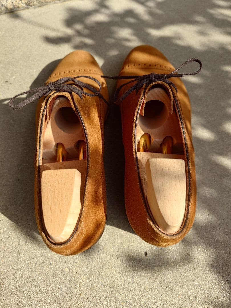 IRON DRESS アイアンドレス 6D スェードパンチドキャップトゥ - メルカリ