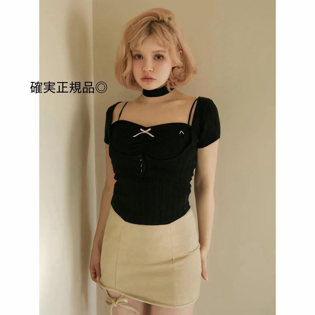 andmary ♥ Frida knit set black andmary Mary logo cable knit set black｜Yahoo!フリマ（旧PayPayフリマ）