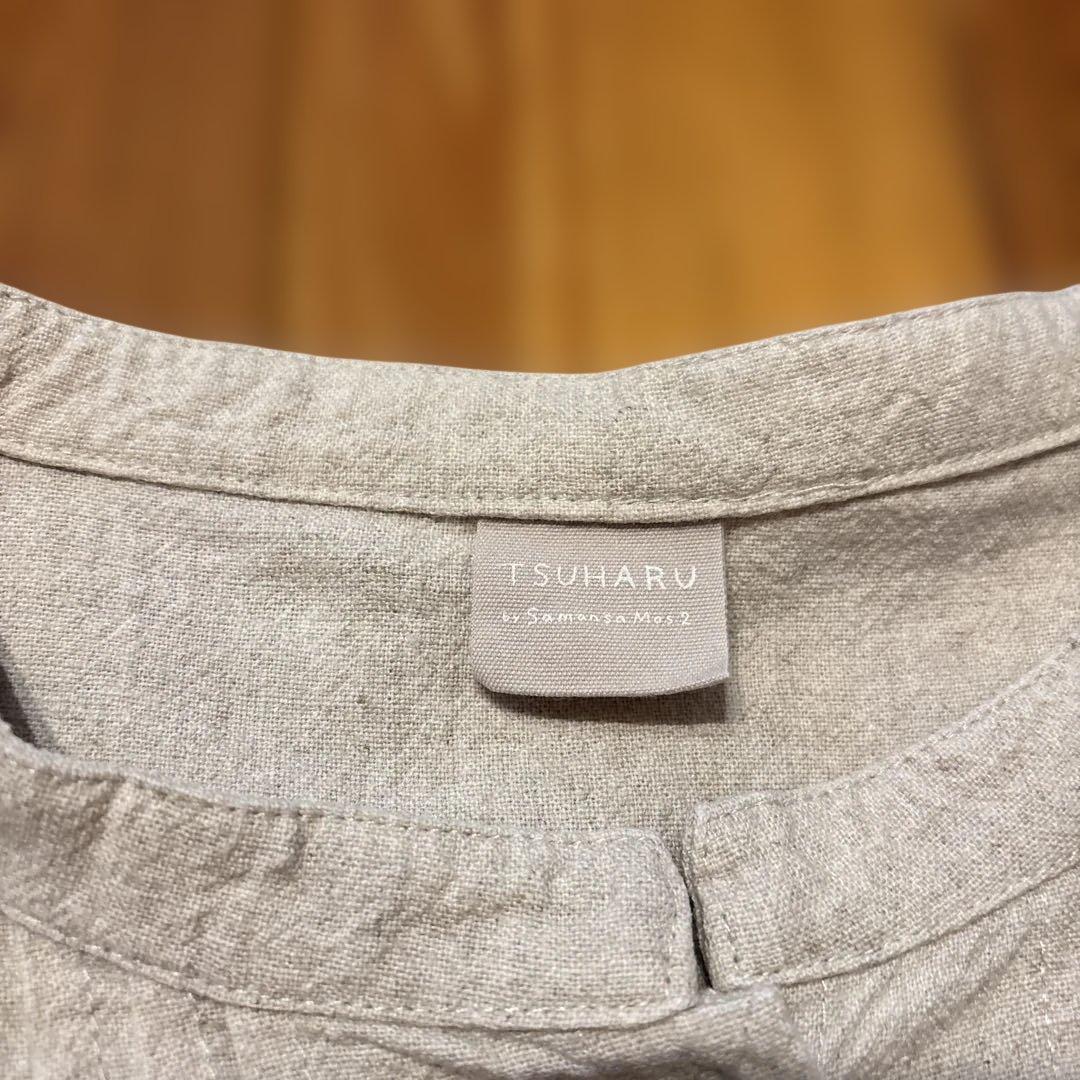 TSUHARU by Samansa Mos2 リネンブラウス 自由ヶ丘限定 - メルカリ