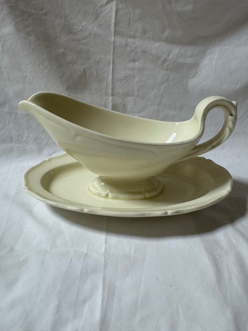 クレイユモントロー　ソーシエール アンティーク ソーシエール MIGNARDISE フランス クレイユモントロー製