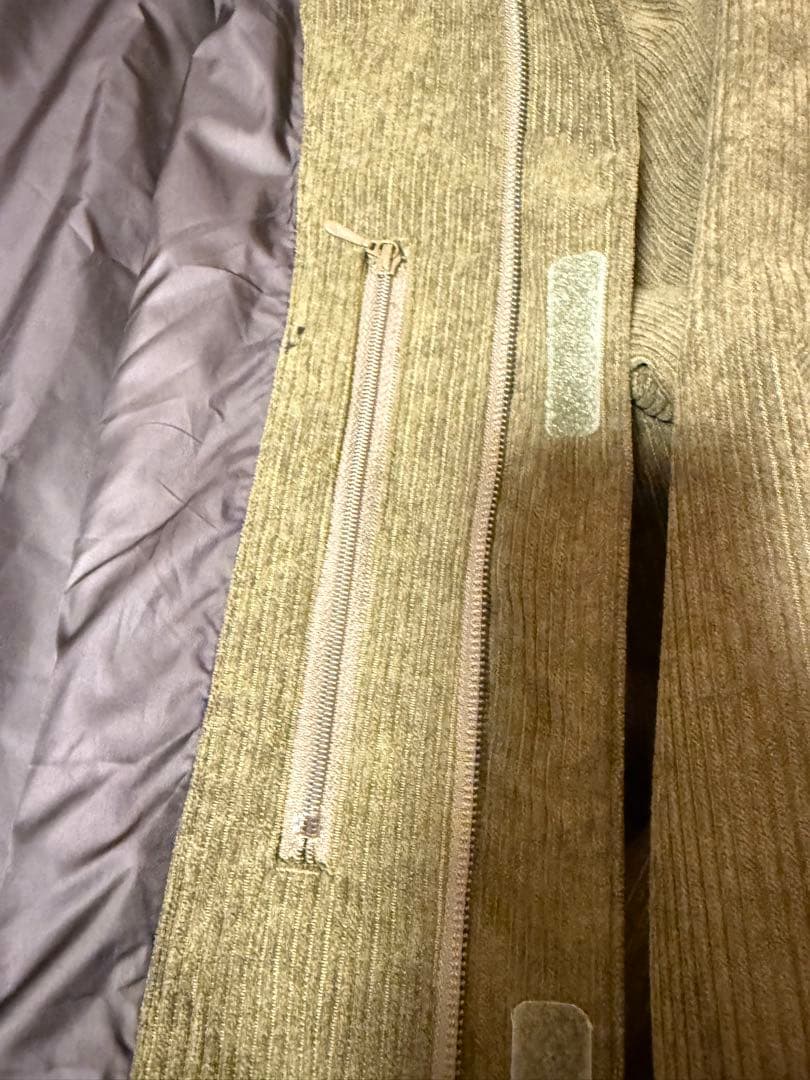VEST DEEP コーデュロイジャケット XXL オリーブグリーン スポーツ