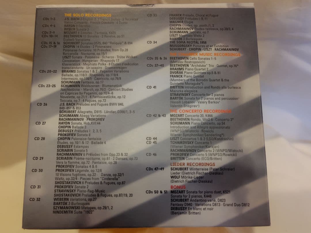 リヒテル デッカ、フィリップス、ドイツ・グラモフォン 録音全集