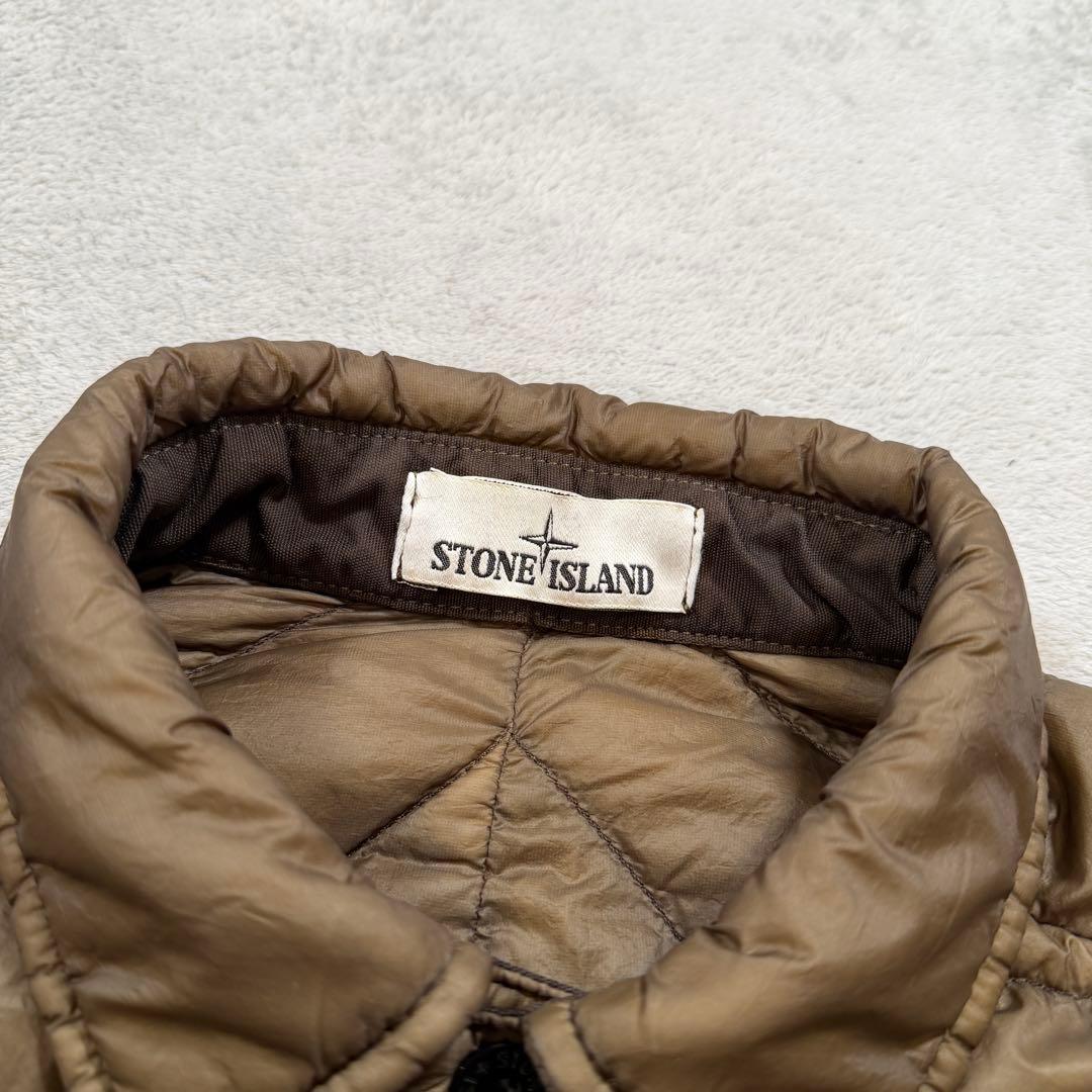 ストーンアイランド ブラウン 6515Q0724 ダウンジャケット Sサイズ