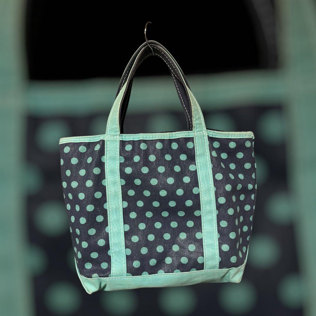 L.L.BEAN ビーントート 水玉 ドット ヴィンテージ バッグ usa製 - メルカリ