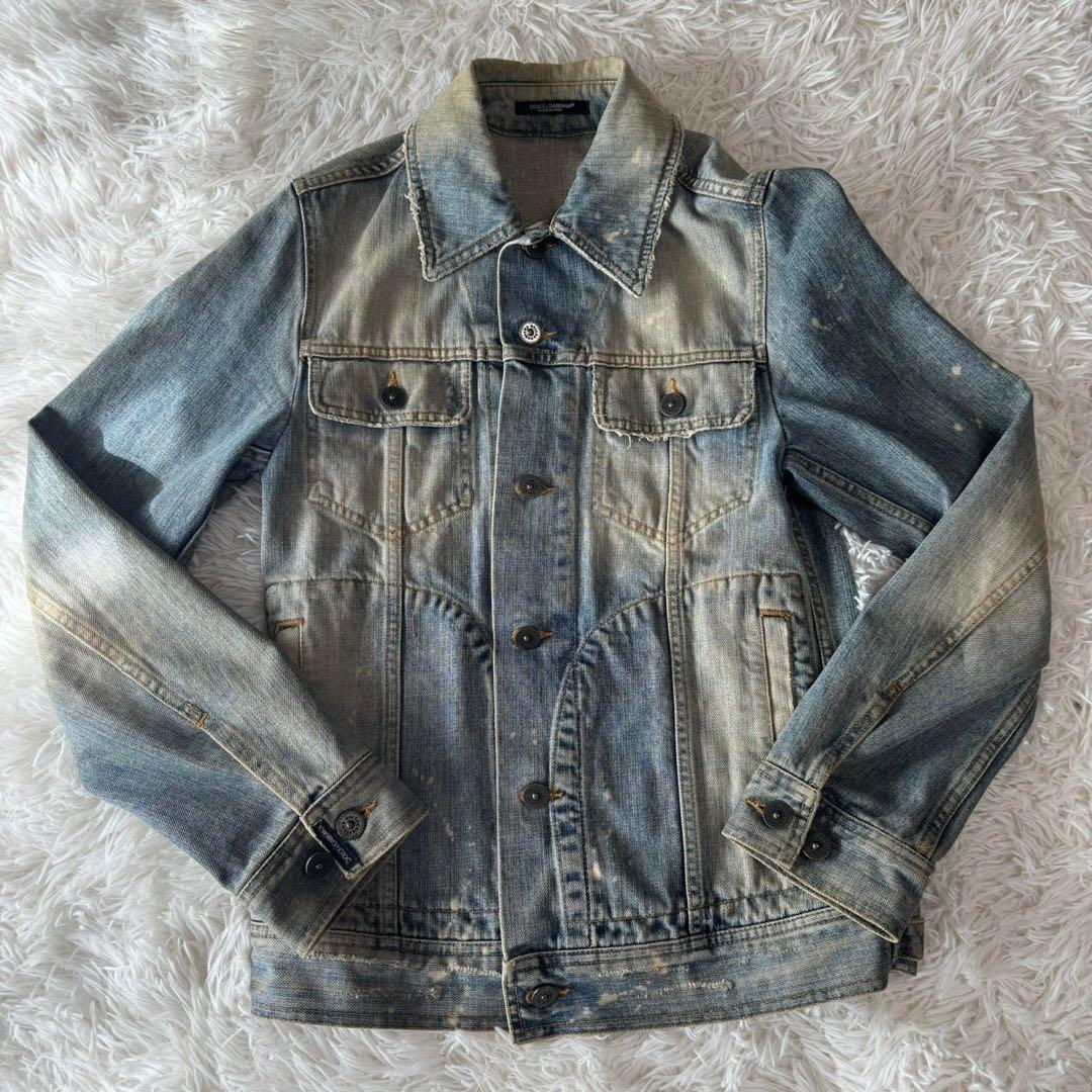 DOLCE&GABBANA ドルガバ Gジャン デニムジャケット ミッキー - メルカリ