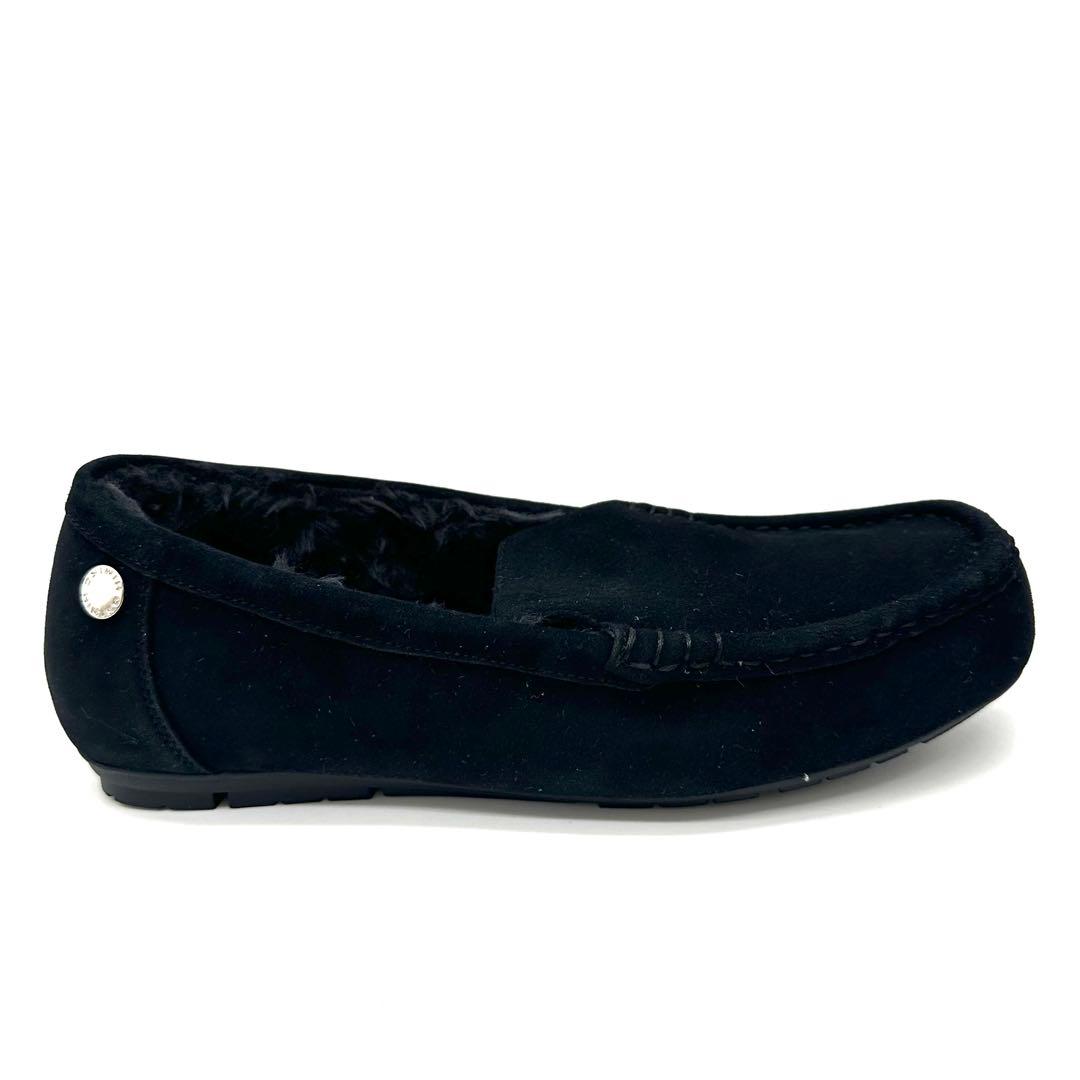 〈極美品〉HIMIKO ヒミコ【22.5cm】スエード ふわふわモカシン 黒