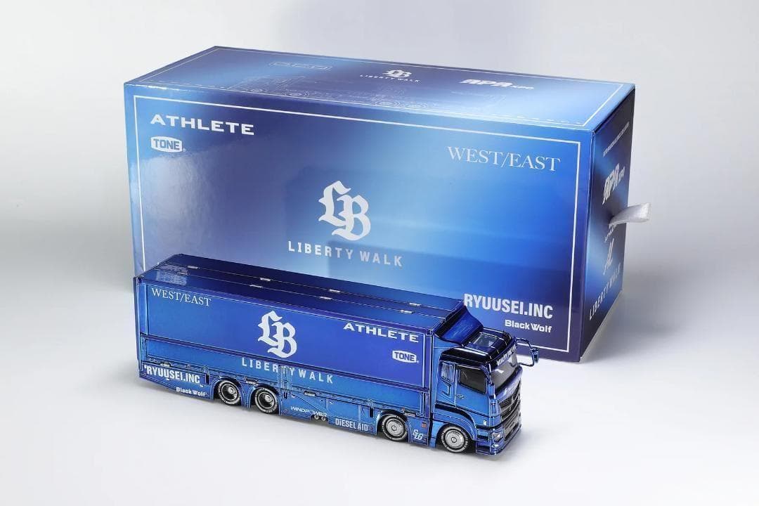 GCD 1/64 三菱 ふそう LBWK リバティウォーク スーパー グレート 1/64 GCD Mitsubishi Fuso Super Great Transporter LBWK Liberty Walk
