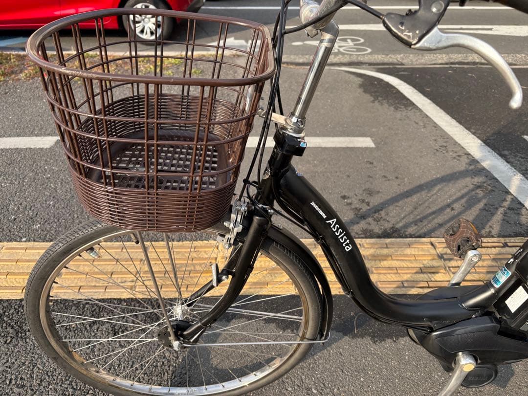 中古ブリヂストン電動アシスト自転車　8.7Ah 大阪　032番