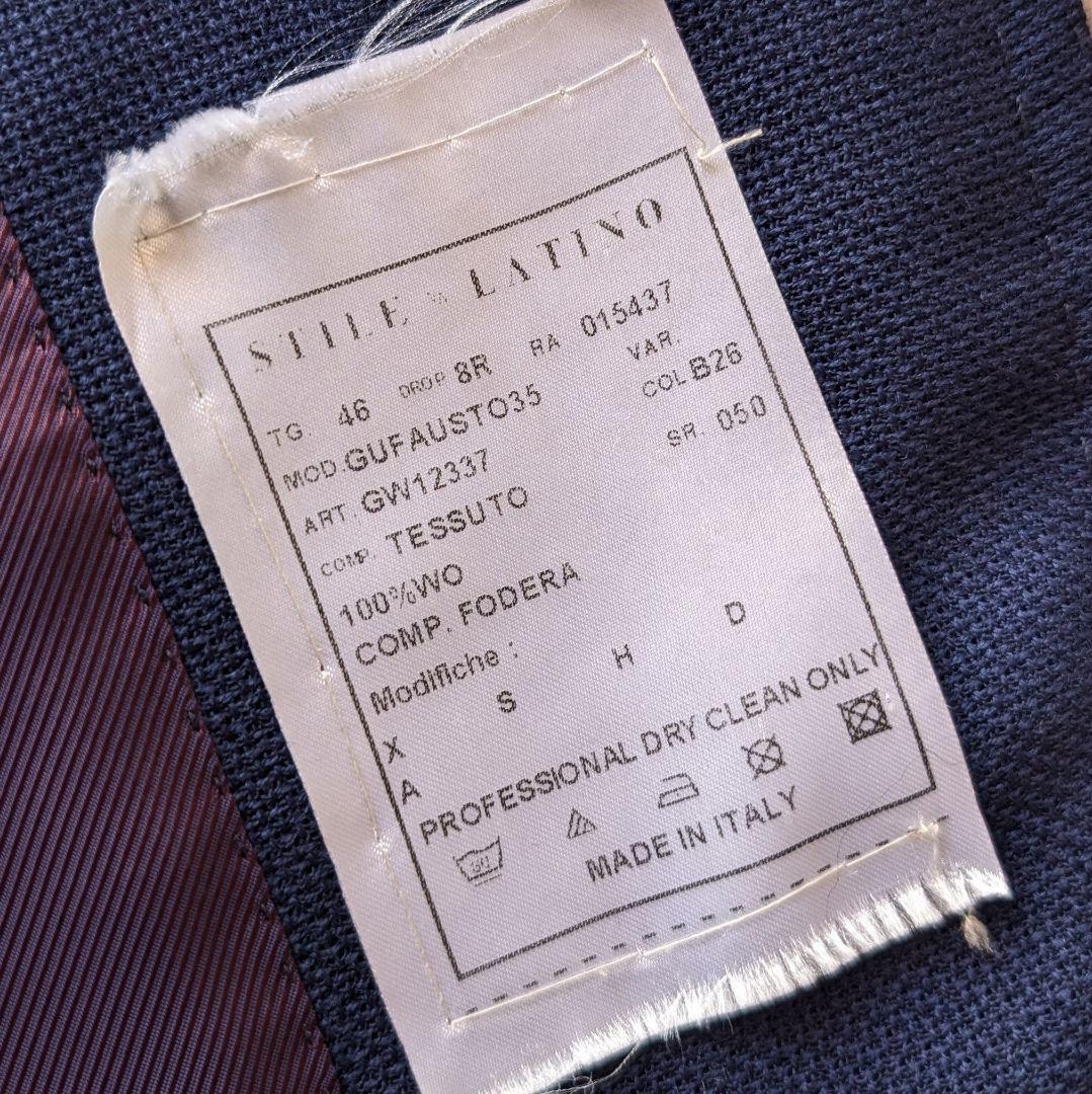 近年モデル】STILE LATINO ネイビージャケット ホップサック 46 - メルカリ