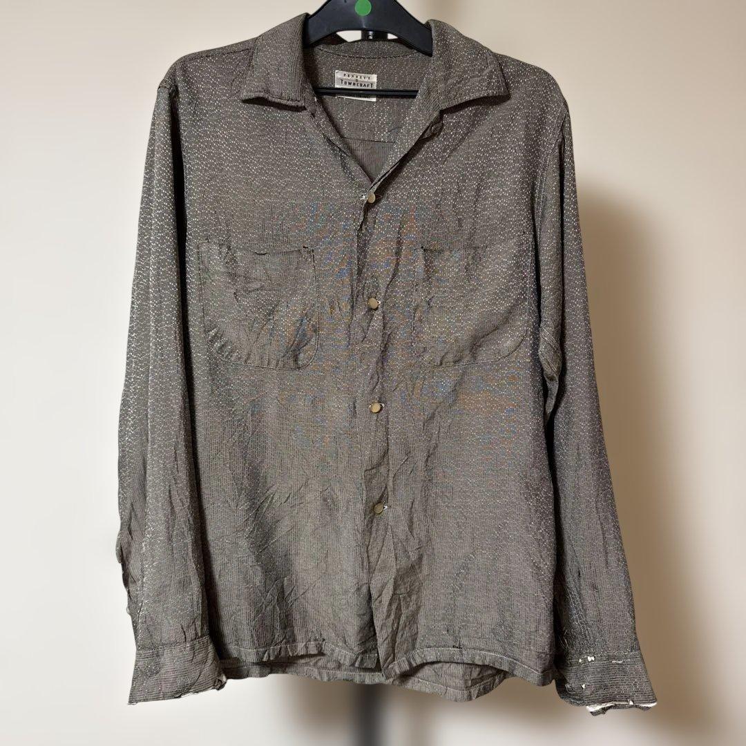 50s〜60s PENNEY'S TOWNCRAFT タウンクラフト 開襟シャツ - メルカリ