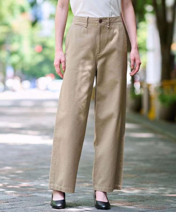 【新品未使用・タグ付き】ドレステリア　ヴィンテージワイドチノパンツ　36 DRESSTERIOR（ドレステリア） パンツ 「CLASSY.12月号掲載