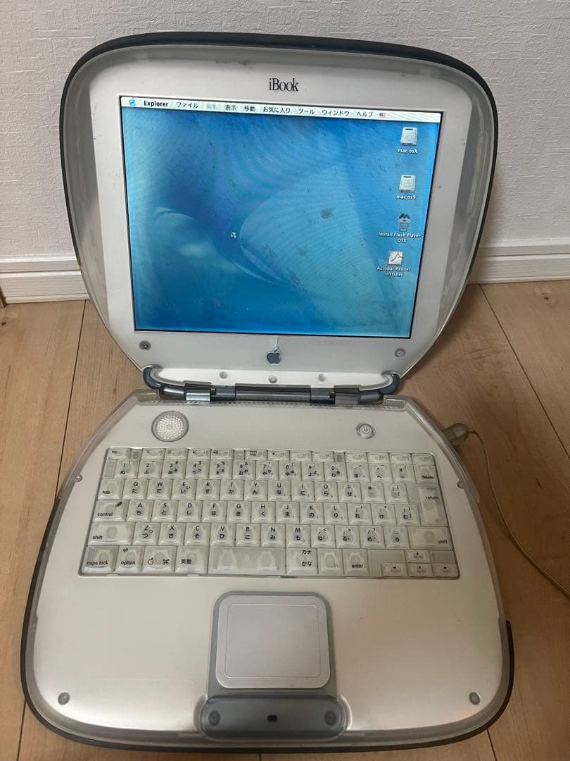 Apple iBook G3 M2453 クラムシェル　ジャンク扱い Apple iBook G3 M2453 クラムシェル ジャンク扱い