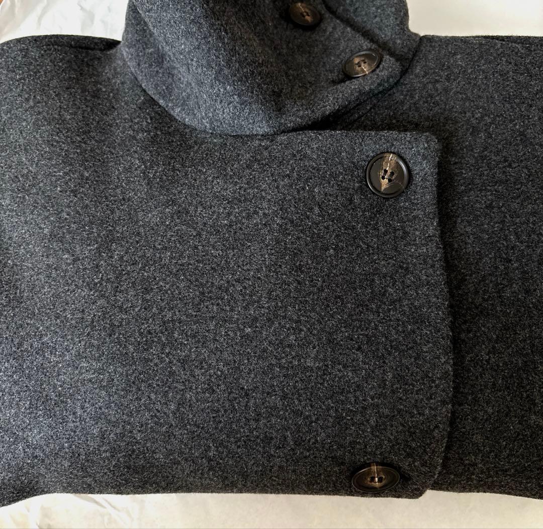 完売品⭐︎ZARA ハイネックショートコート XS グレーマール - メルカリ