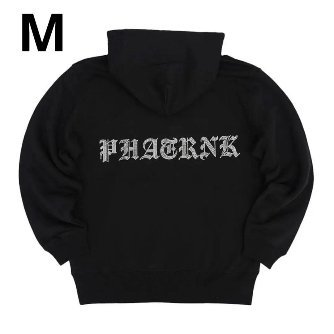 新品 PHATRNK ファットランク ラインストーンパーカー Mサイズ 黒 中古・古着通販】PHATRNK (ファットランク) ラインストーンロゴ