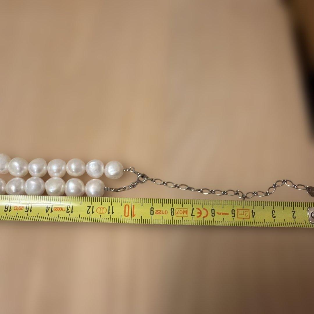 agete アガットバロックパールネックレス 淡水パールシルバー金具