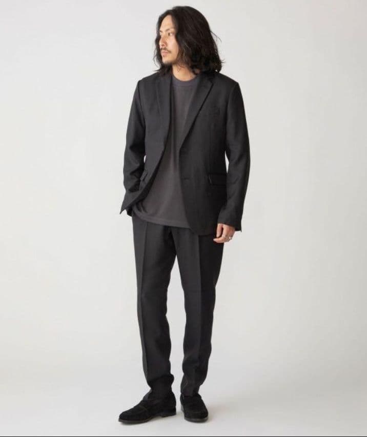 SHIPS:〈手洗い可能〉セットアップ（ジャケット＋イージーパンツ）Mサイズ SHIPS（シップス） セットアップ SHIPS:「手洗い可能」ダブルクロス