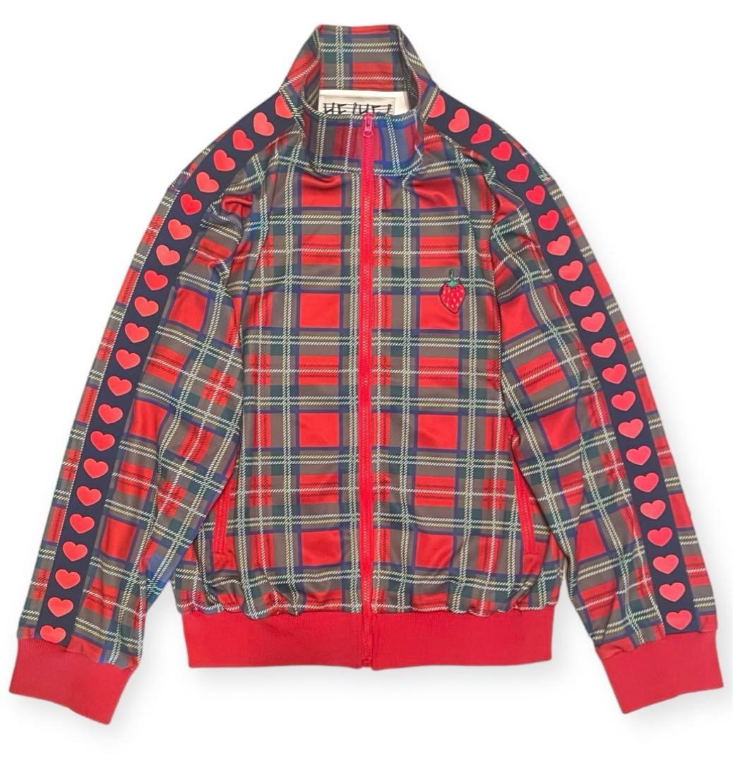 HEIHEI トラックジャケット 赤 heihei - メルカリ