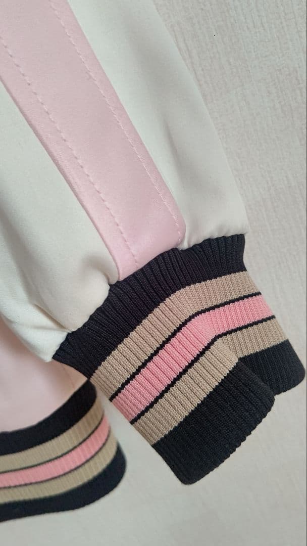 最終☆美品☆コーチCOACHシグネチャー スカジャン刺繍ロゴジャケット