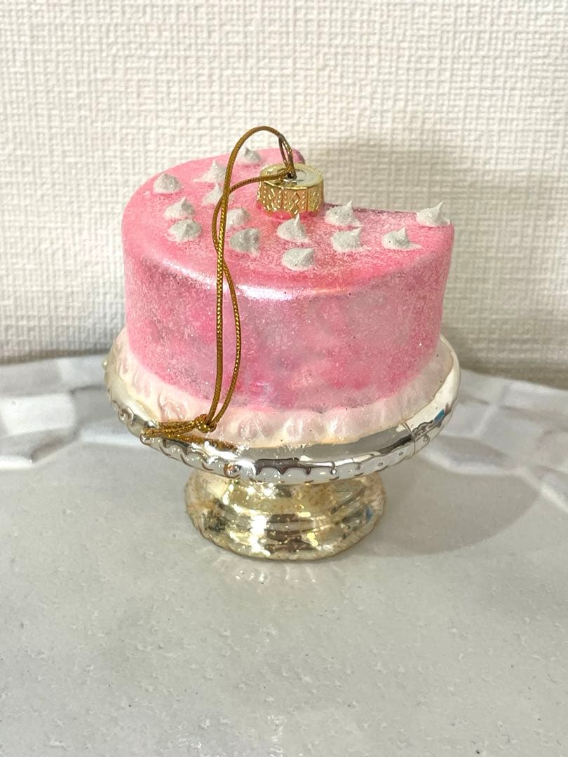 ガラスオーナメント ピンクレインボーケーキ アスティエ・ド・ヴィラット