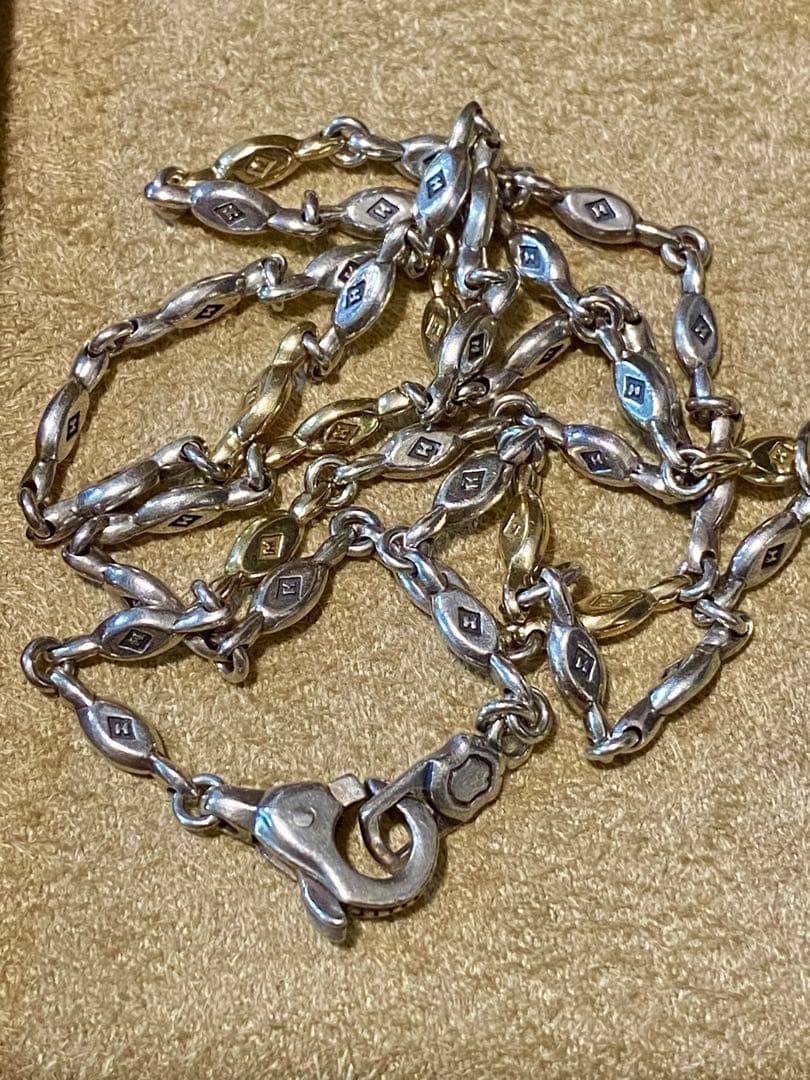 LION HEART【K18×SV925】 “HOWL”オーバルデザインチェーン