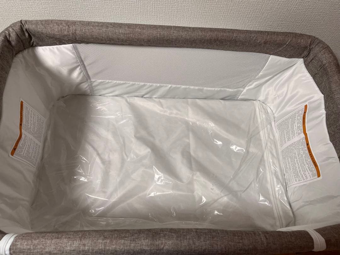 美品】Vinona ベビーベッド 添い寝 折りたたみ ハイローベッド - メルカリ