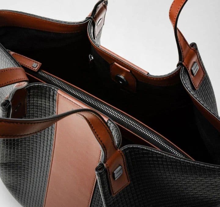 新品未使用】SERAPIAN トート V Black/Cuoio - メルカリ