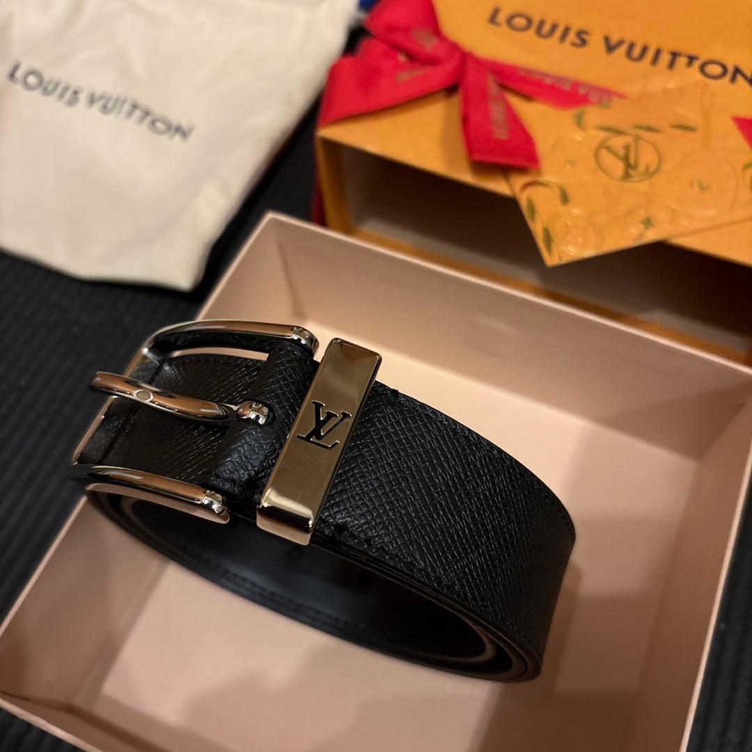 ま*ろ様 LOUIS VUITTON M8202Q ベルト・ポンヌフ 35MM スーツも合わせやすい♪】ルイヴィトン ベルト・ポンヌフ 35MM (Louis