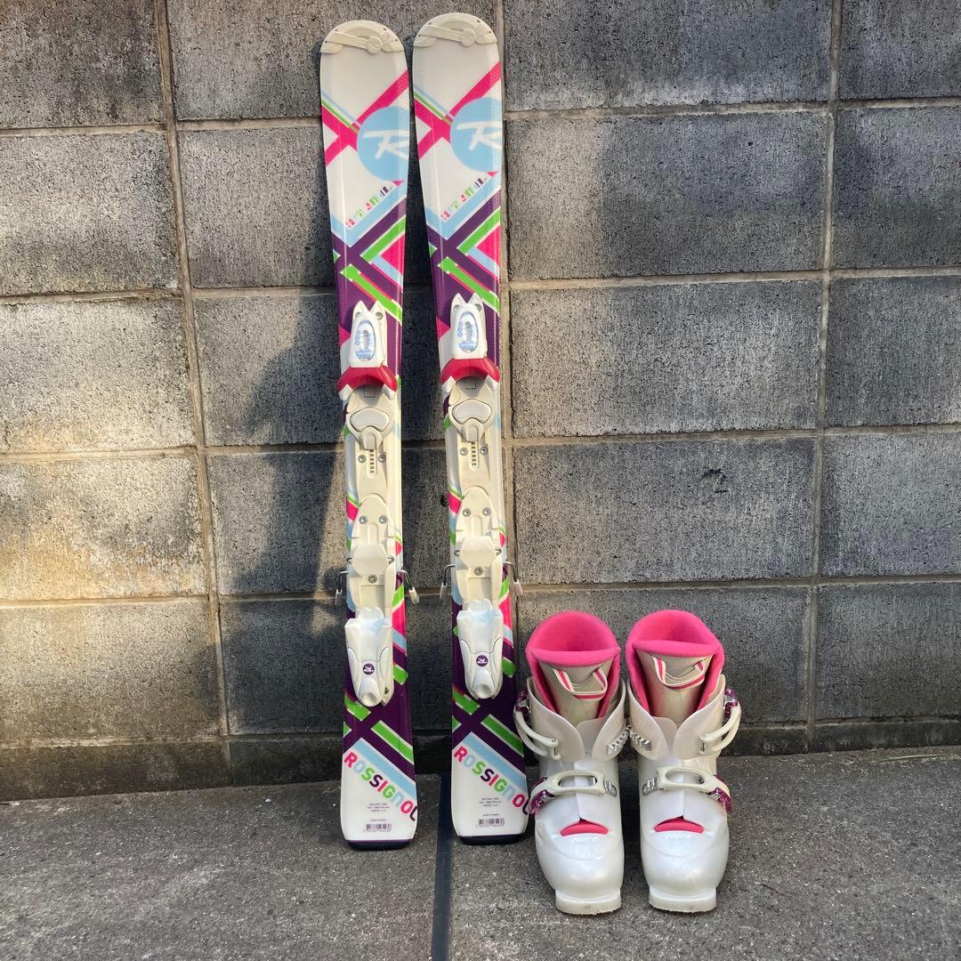 子供用スキー ビンディング ブーツ23㎝セット品 HEAD（ヘッド） スキー板 スキーセット ジュニア キッズ スキー4点