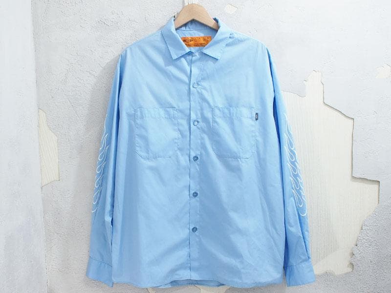極美 CHALLENGER L/S FIRE WORK SHIRT ワークシャツ - メルカリ