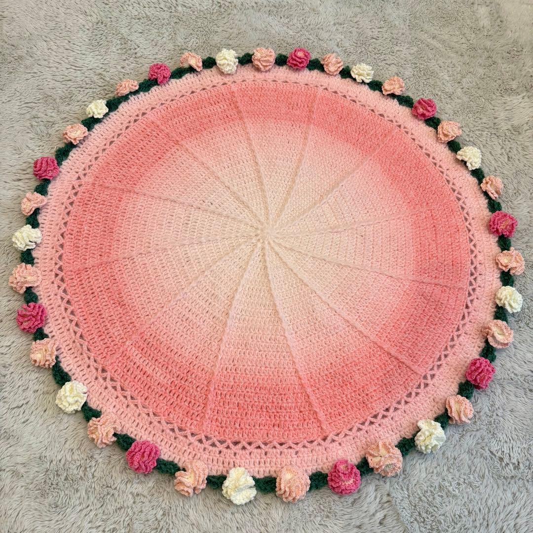 カーネーションの花束ブランケット ブーケブランケット ピンク