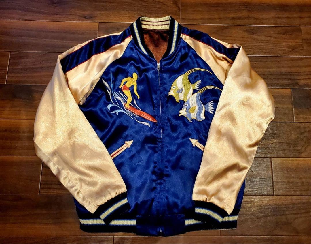 東洋エンターブライズ クローバーリーフ スカジャン アロハ ウクレレ ハワイ □東洋エンターブライズ □クローバーリーフ スカジャン アロハ