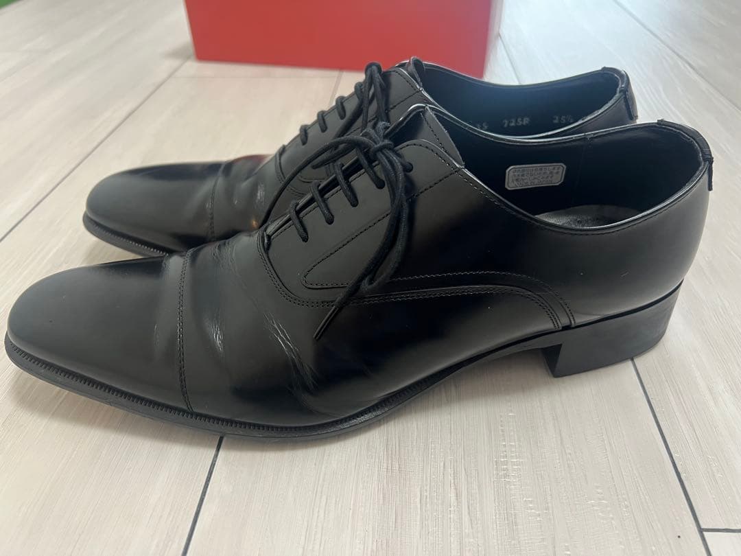 REGAL 725R AL ブラック 紳士靴 ストレートチップ 25.5cm 黒