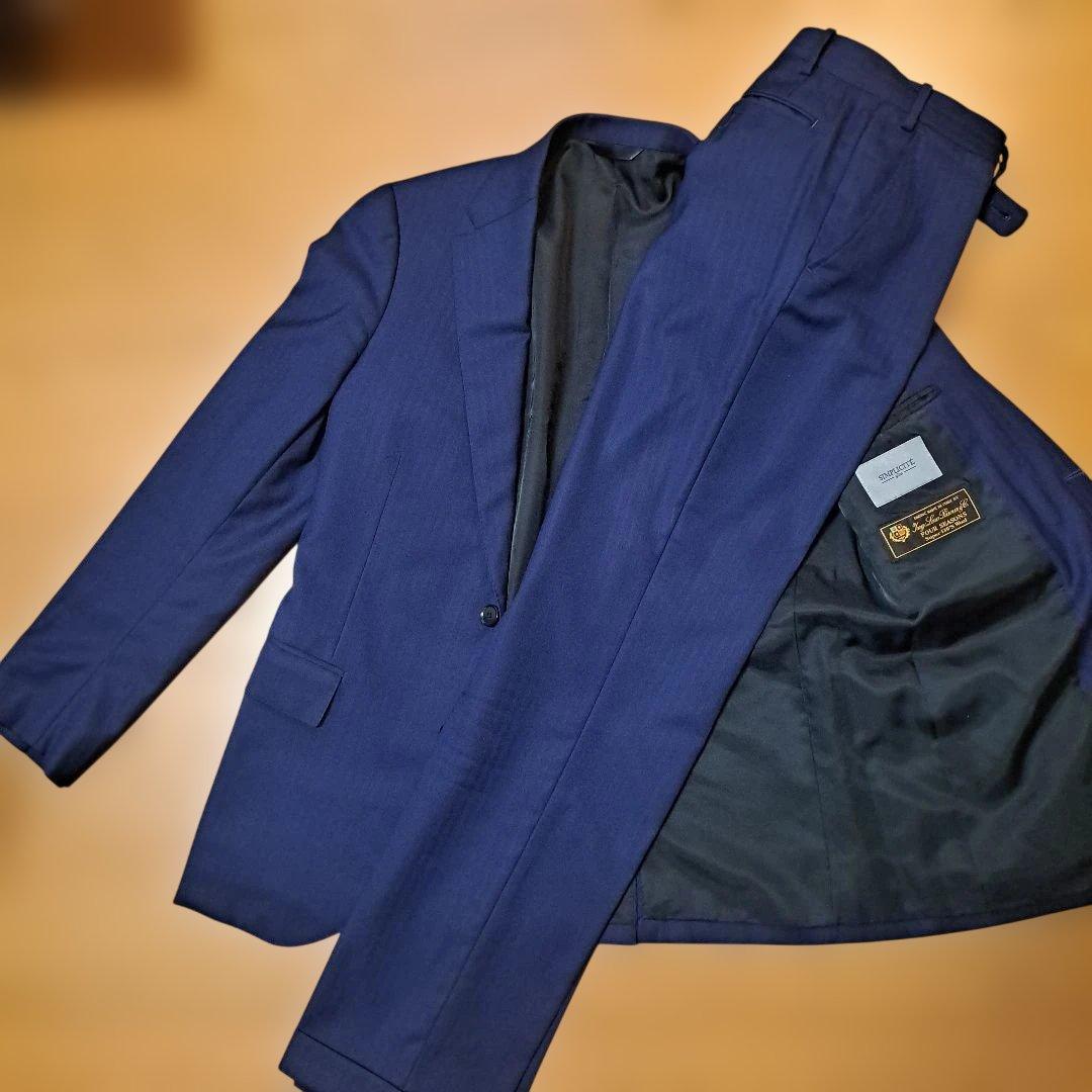 SIMPLICITE plus スーツ 最高級生地 ロロ・ピアーナ Loro Piana -ロロ・ピアーナ-』のスーツ！最高級カシミアとウールを