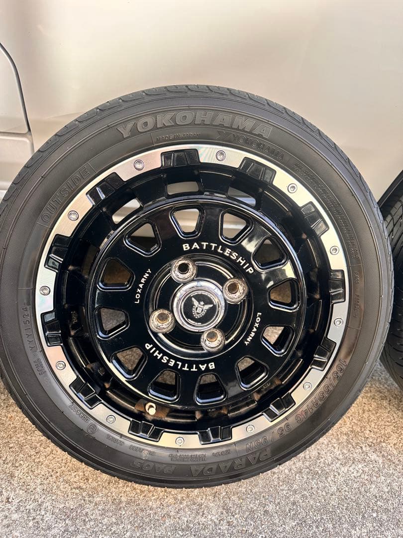 ロクサーニ バトルシップ ネオ ホイール 14 インチ 165 55パラダ