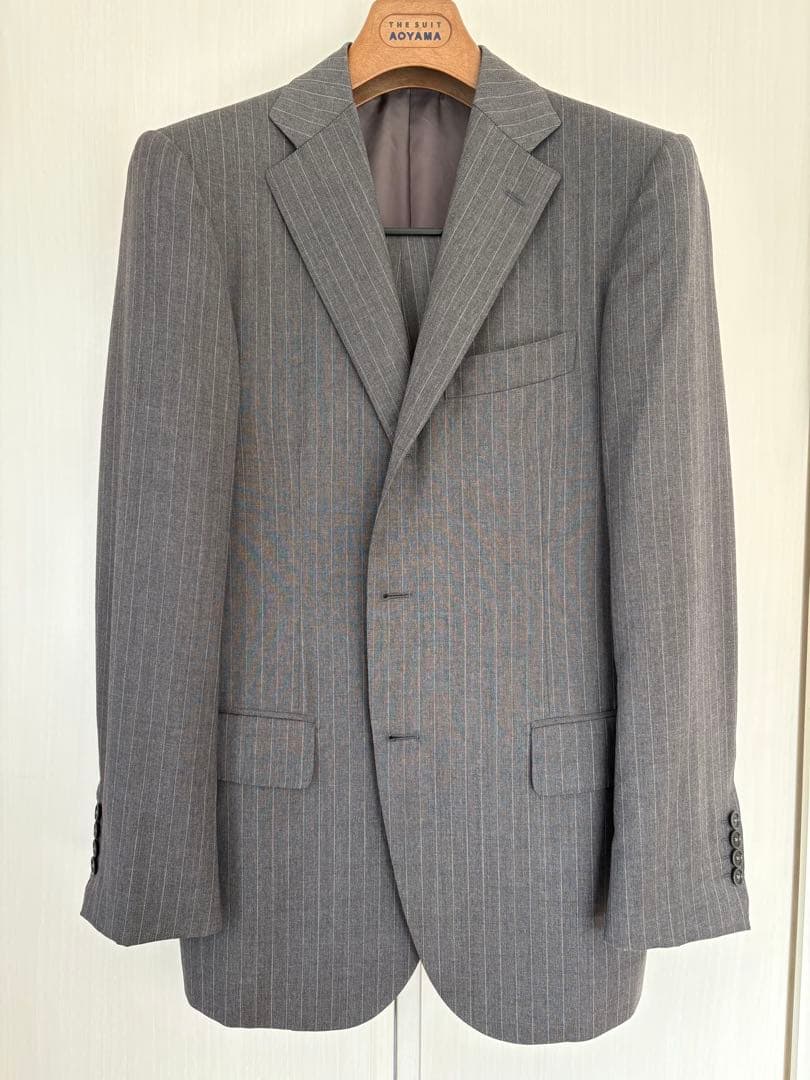 BEAMS ストライプ ビジネススーツ サイズ97 BEAMS HEART（ビームス ハート）チョークストライプ スーツ（スーツ