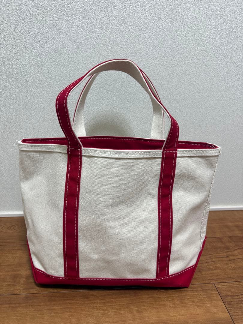 【美品/USA製】L.L.Bean ボート・アンド・トート ジップトップMレッド