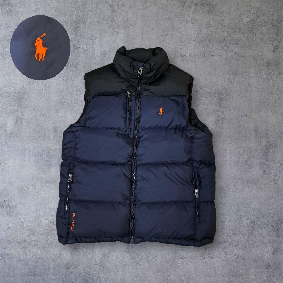 ラルフローレン ダウンベスト ポニー刺繍 ネイビー ブラック ヌプシ型 ポロラルフローレン ダウンベスト ポニー刺繍 紺ネイビー - メルカリ