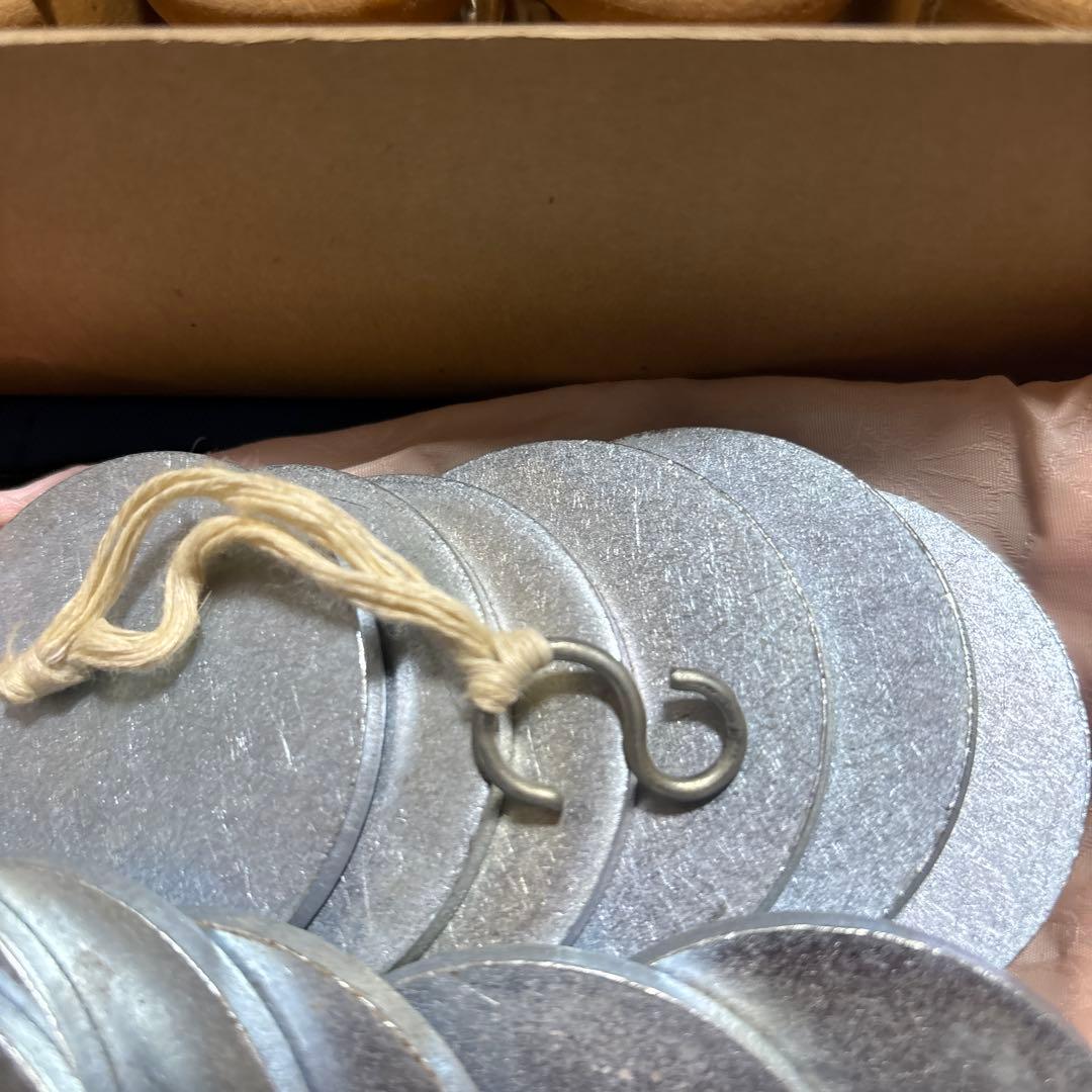 組紐 丸台 長沼静 重り付き（中心重り12個 組玉16個）収納