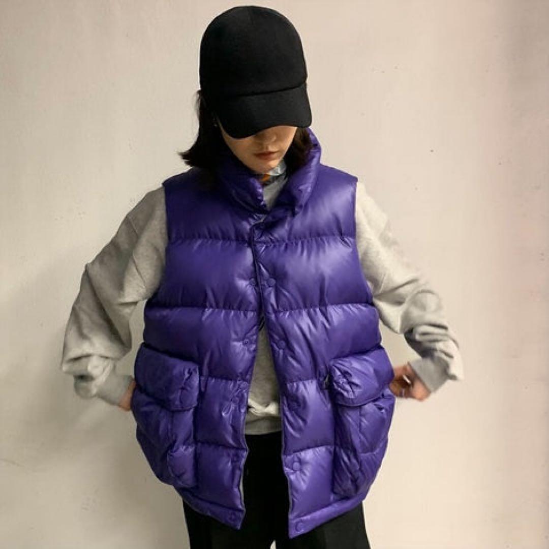 daiwa pier39 ダイワピア39 ダウンベスト パープル 紫 M - メルカリ
