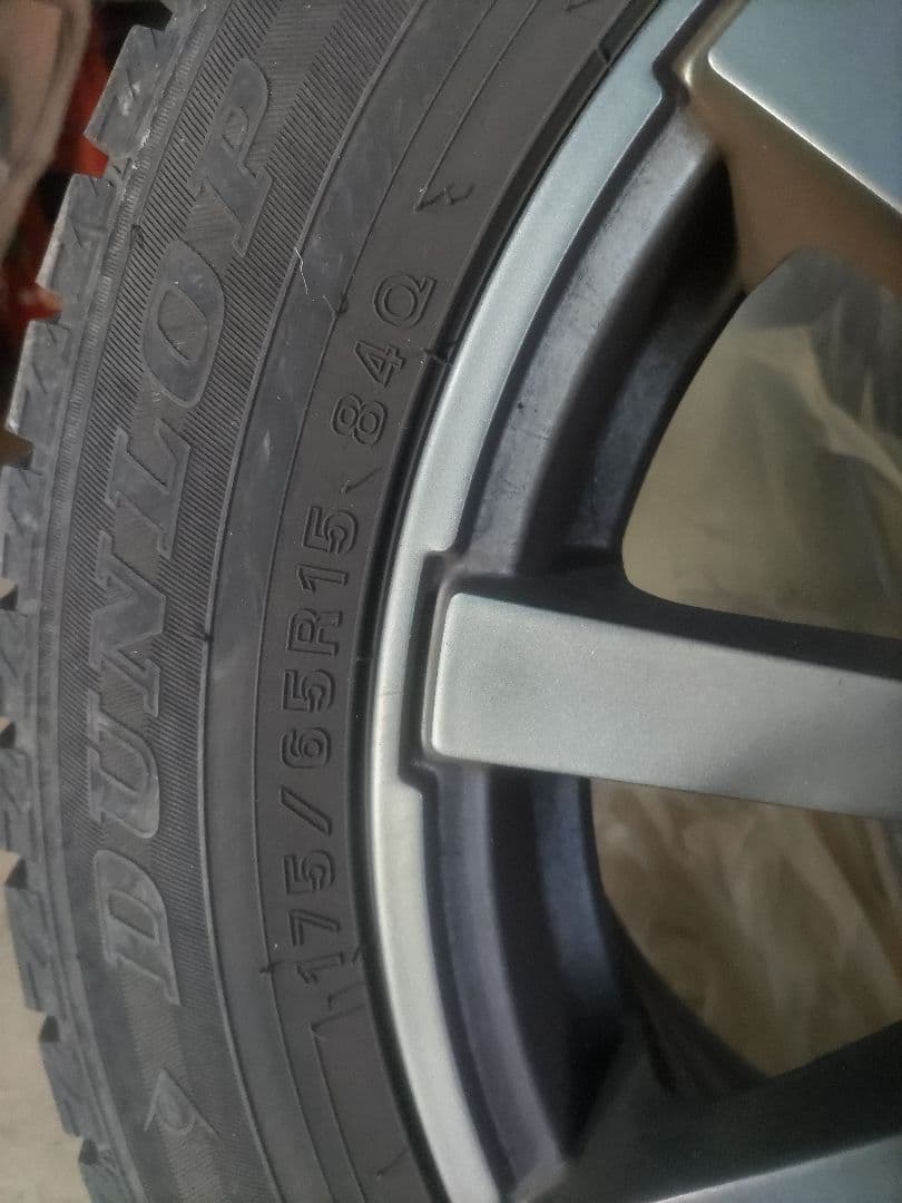 スタッドレスタイヤ付きホイール4本セットEUROTECH 175/65R15