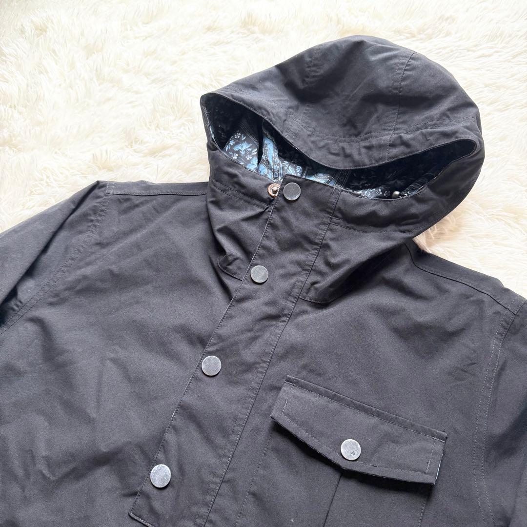 バートン スノーボード ウェア リバーシブル スノボ ペイズリー総柄 青