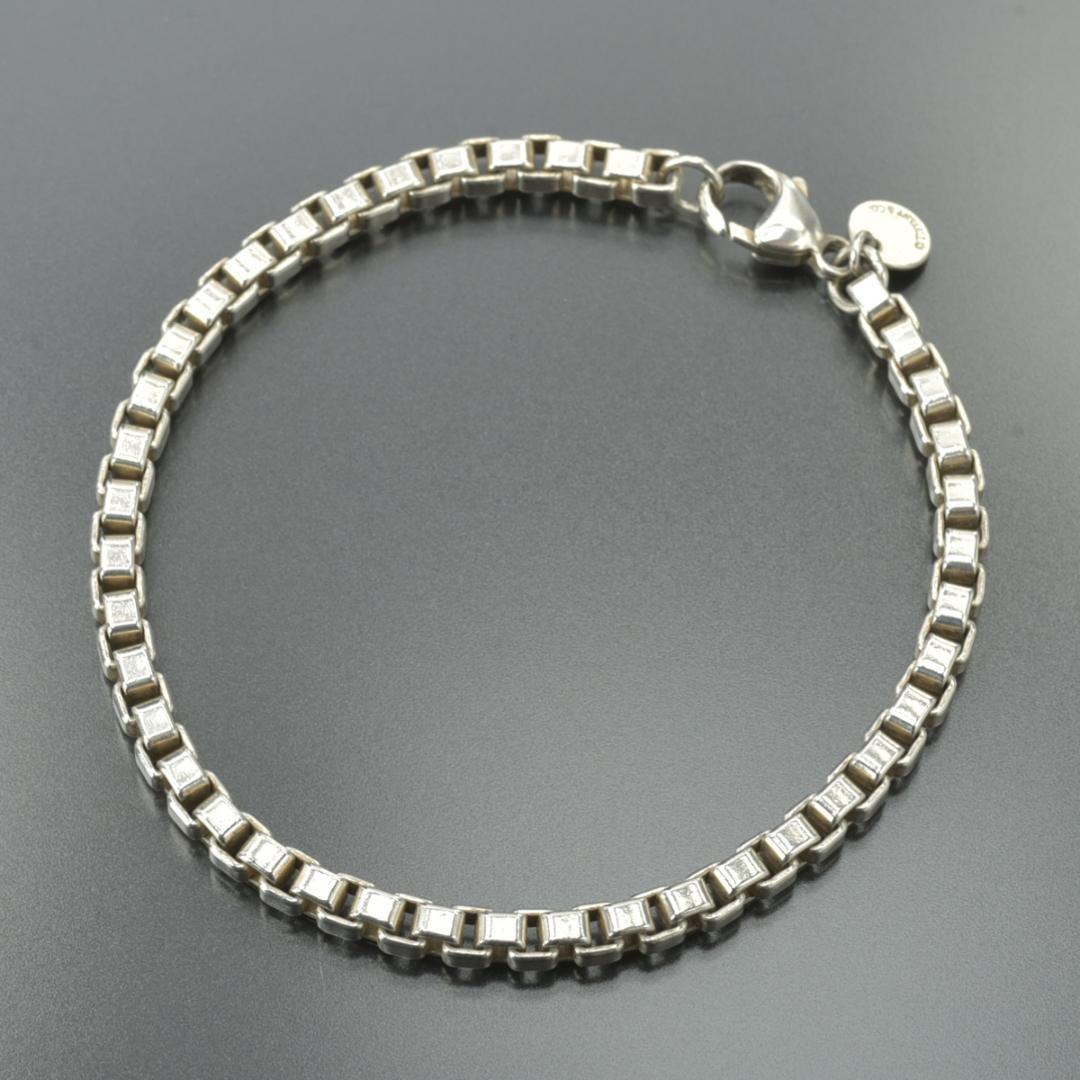 新品仕上げ◇ティファニー ベネチアン ブレスレット SV925 19cm 腕輪