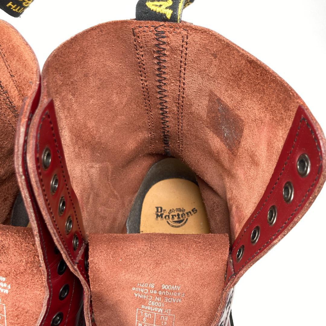 ドクターマーチン 10ホールワークブーツ レザー 10092 チェリーレッド