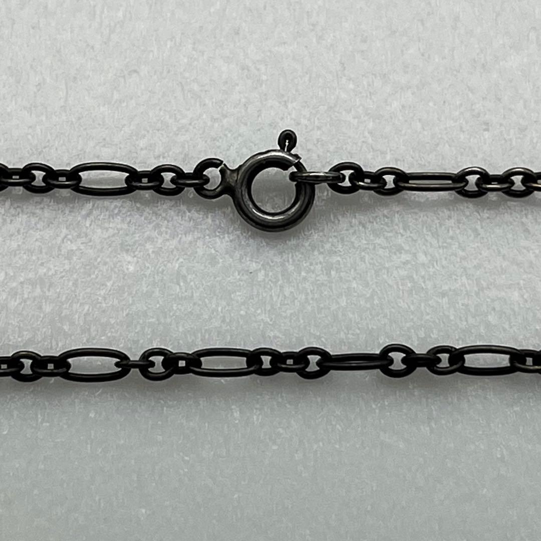   チェーンネックレス シルバー925 約45cm ネックレス チェーン 45cm レディース シルバー925 ダブル小豆 ロープ