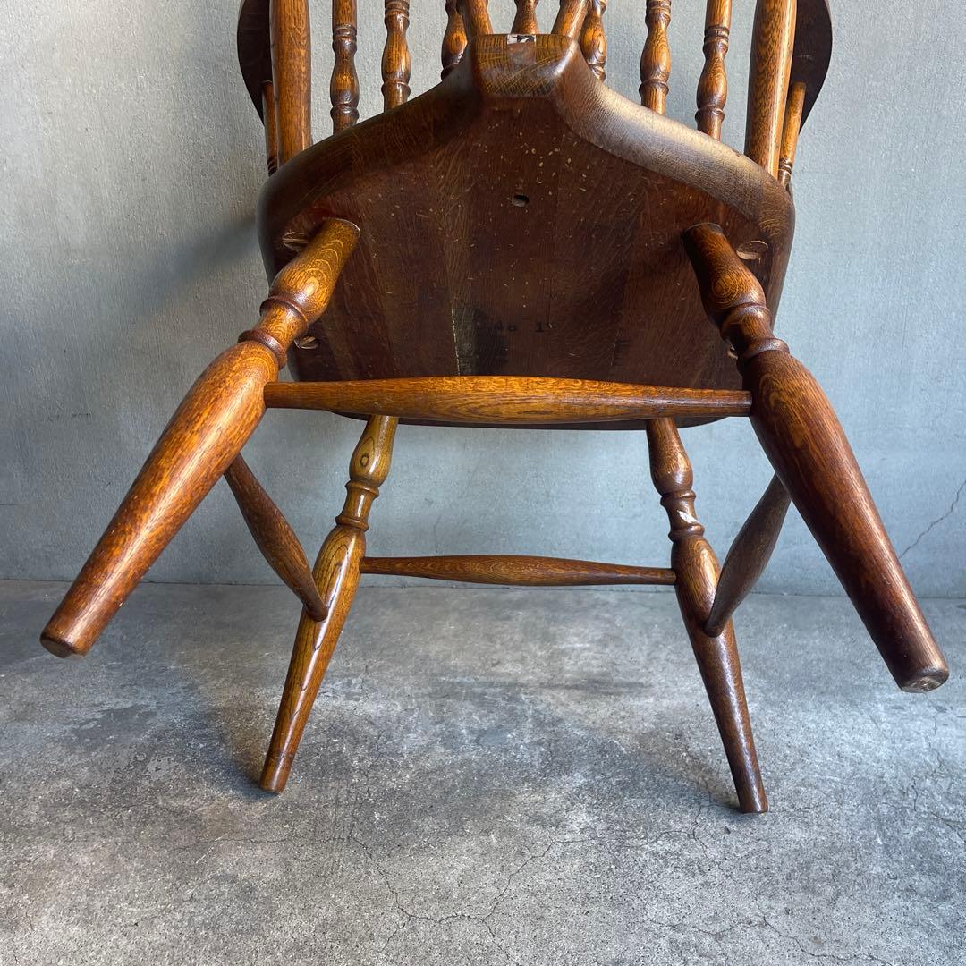 希少 オールドビンテージ キツツキ ウィンザーアームチェア - メルカリ