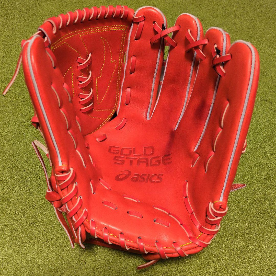 タグ付ASICS GOLDSTAGE 軟式投手用 サイズ8 3121A703