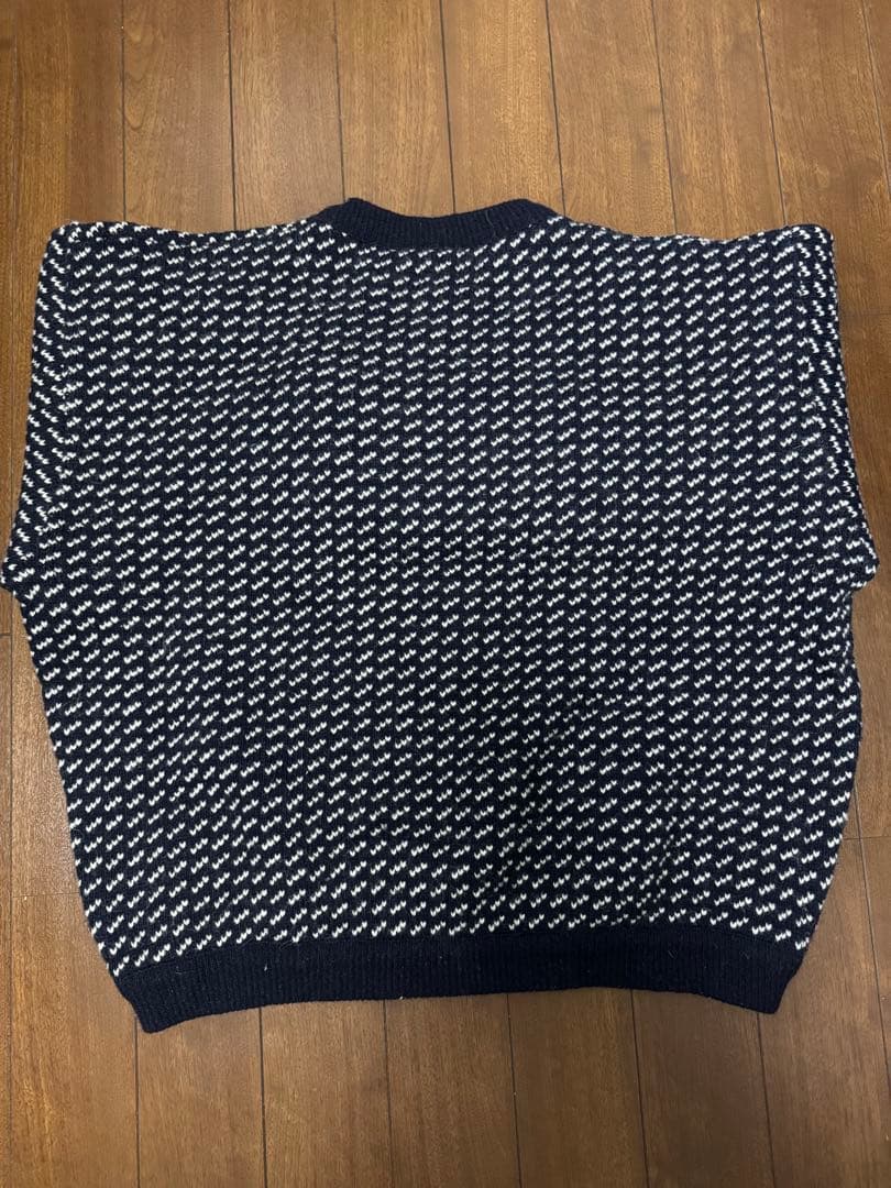 80’s ノルウェー製　l.l.bean バーズアイニット