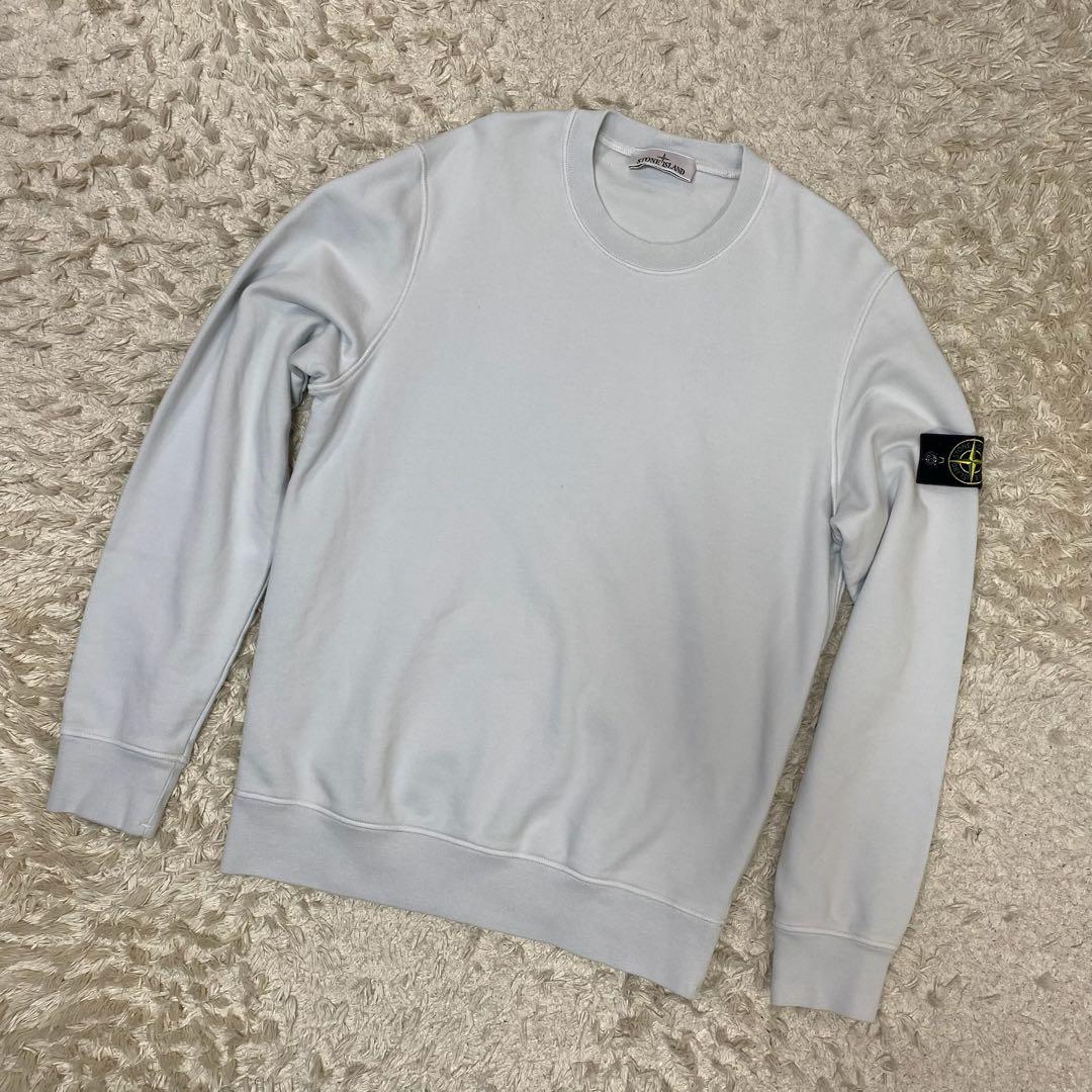 ストーンアイランド 25SS 長袖スウェットトレーナー スカイブルー L ストーンアイランド 25SS 長袖スウェットトレーナー スカイブルー L