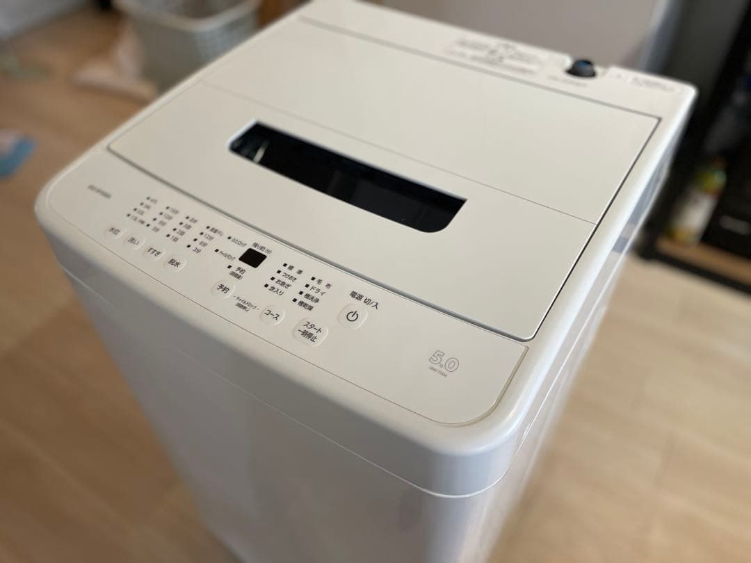 洗濯機 【美品】 縦型 5.0kg アイリスオーヤマ （IAW-T504）