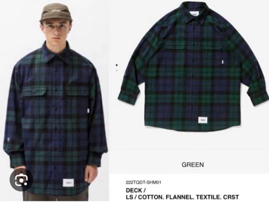 WTAPS 2022AW DECK LS COTTON FLANNEL - メルカリ